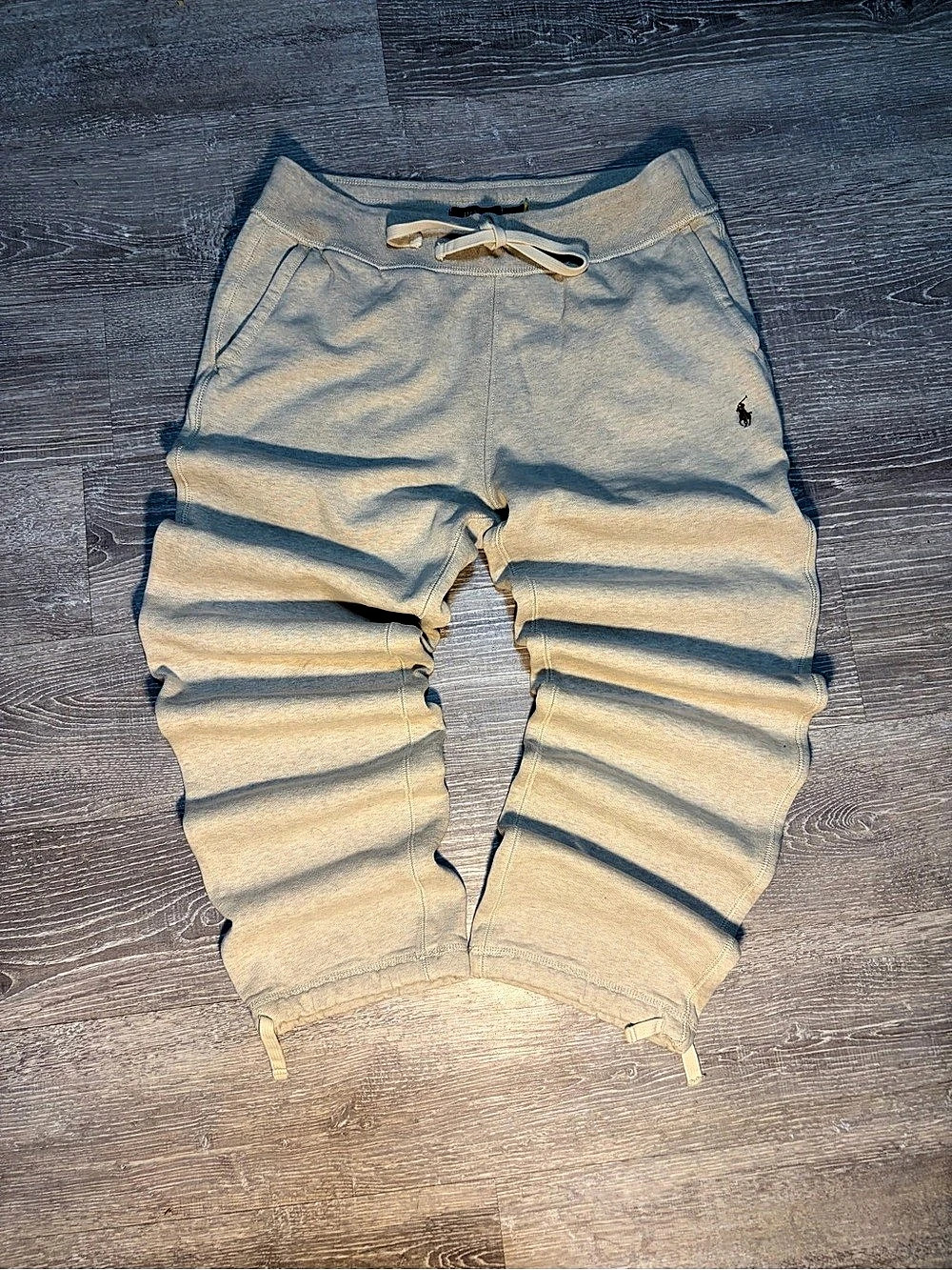 Polo Ralph Lauren Fleece Cinch-Hem Sweatpants Beige